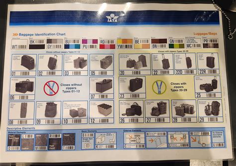 A cool guide to how the lost luggage counter describes baggage. : r