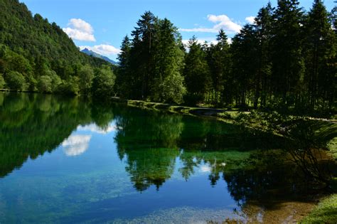 Hinterer Bluntausee Mit Blick Zum Schmittenstein Tennengau