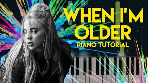 Billie Eilish When I Was Older Piano Tutorial Instrumental Cover