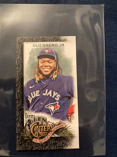 Allen Ginter Mini Black Border Vladimir Guerrero Jr Ebay