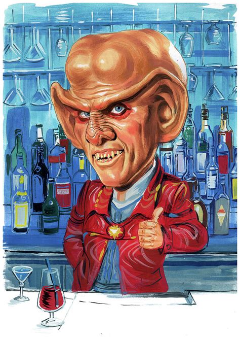 Armin Shimerman As Quark Painting By Art Pixels