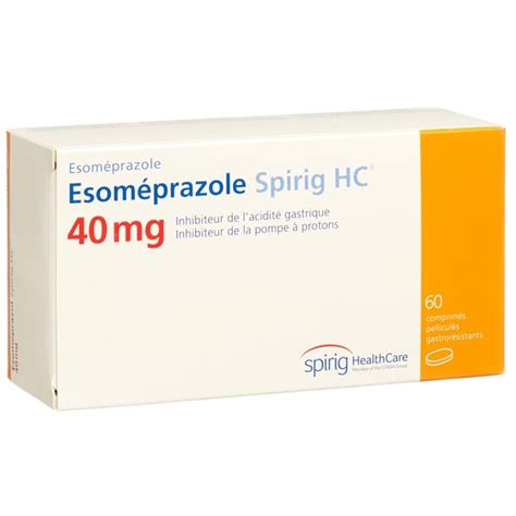 ESOMEPRAZOLE Spirig HC Tabl 40 Mg Blist 60 Stk Sun Store Apotheke