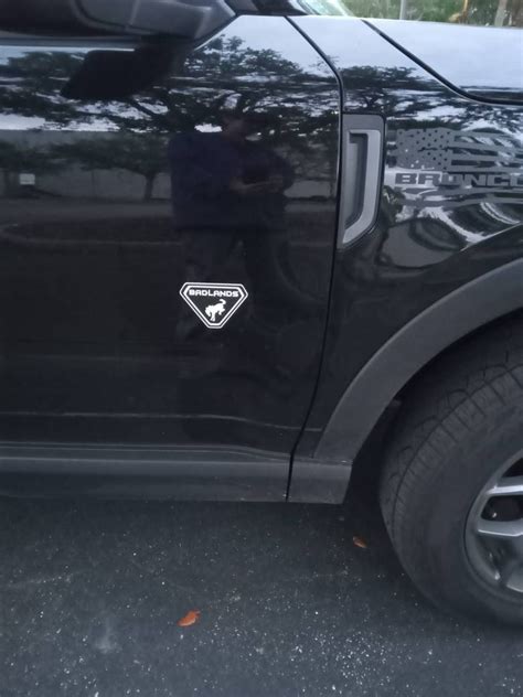 Ford Bronco Sport Badlands Side Emblem Overlay Decal Etsy