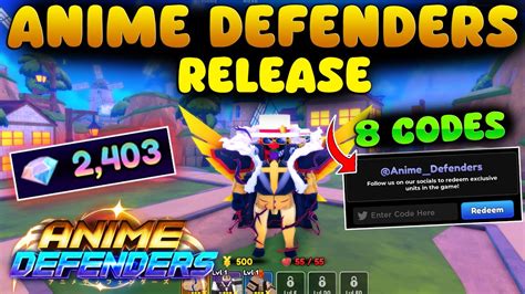 Code Probamos Anime Defenders Codes Roblox C Digos Youtube