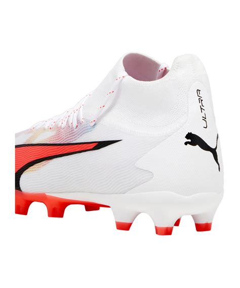 PUMA ULTRA Pro FG AG Breakthrough Weiss Rot F01 Fussballschuh