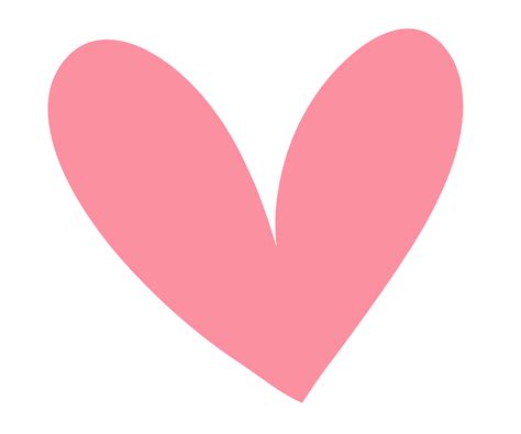 Pink Heart Sign Isolated On Transparent Background Valentines Day Icon