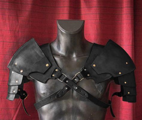 Medieval Gladiator Shoulder Pads Leather Shoulder Pads Stage | Etsy