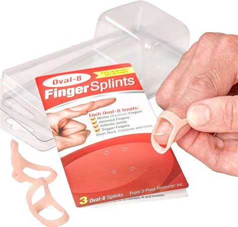 Point Products Rp Oval Finger Splint Graduated Size Pack