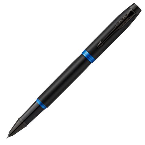 Parker Im Vibrant Rings Rollerball Pen Marine Blue 2172860 The