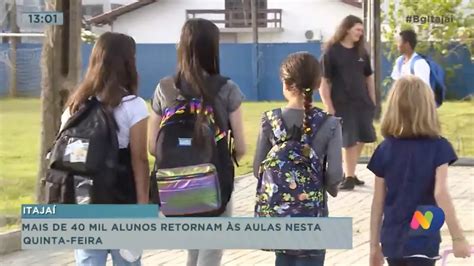 Mais De Mil Alunos Retornam S Aulas Nesta Quinta Feira