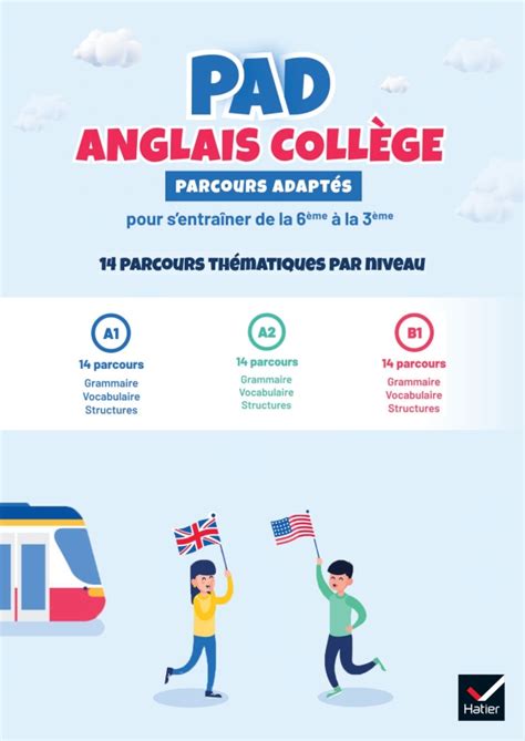 PAD Parcours adaptatifs Anglais Collège éd 2023 Editions Hatier