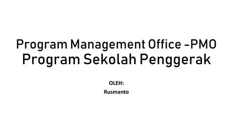 Program Management Office Pmopptx