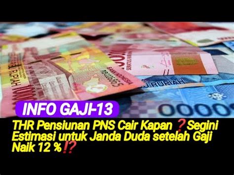 Thr Pensiunan Pns Cair Kapan Segini Estimasi Untuk Janda Duda Setelah