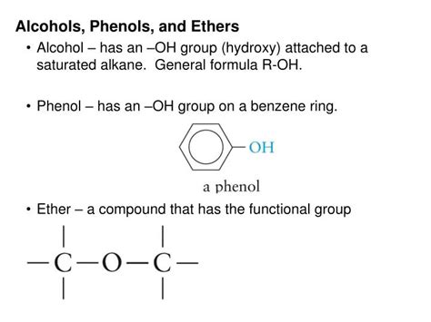 PPT Alcohols Phenols And Ethers PowerPoint Presentation Free