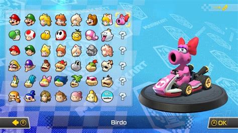 Mario Kart 8 Deluxes Character Menu Now Has Five Extra Spaces For