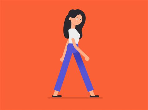 Walk Cycle Animation By Aidar Robin On Dribbble