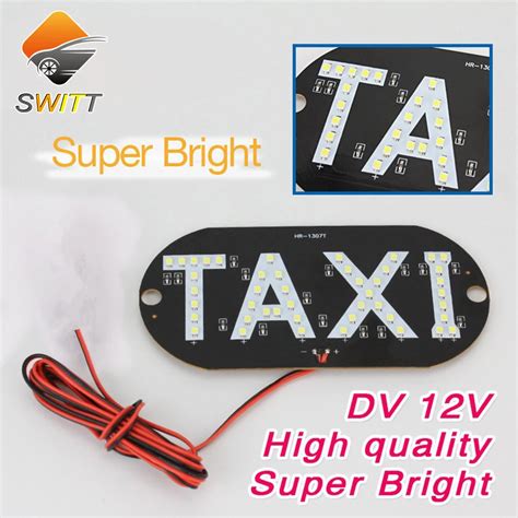 Wholesale Taxi Led Light Auto Indicator Lamp Vehicles Car Windscreen