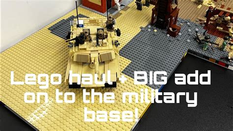 Lego Military Base Expansion Youtube