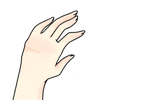 anime hand png transparent images