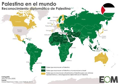 El Reconocimiento De Palestina Mapas De El Orden Mundial Eom