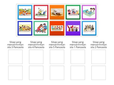 Sikap Yang Mencerminkan Sila Pancasila Group Sort