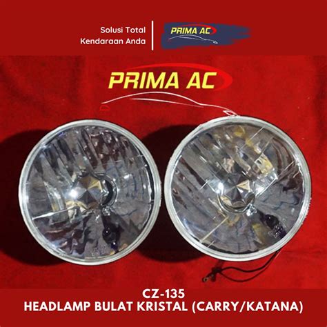 Jual HEADLAMP LAMPU DEPAN LAMPU UTAMA BULAT KRISTAL CARRY KATANA