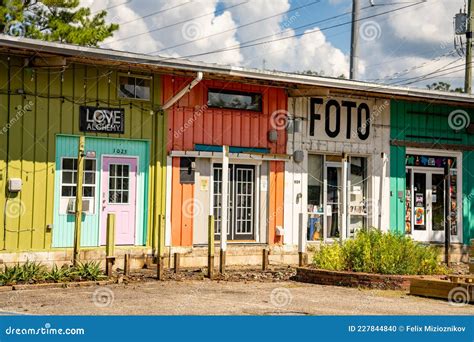 Shops At The Railroad Square Art District Tallahassee Florida Usa Editorial Image Image Of