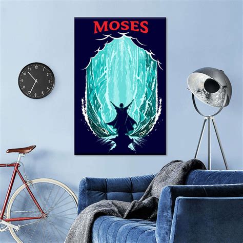 Moses And The Red Sea Wall Art | Digital Art