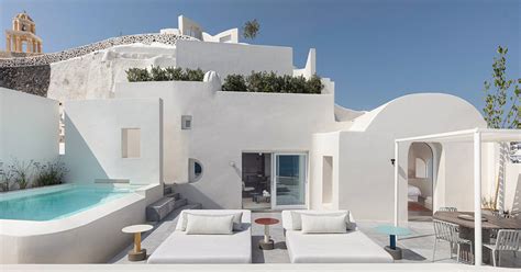 kapsimalis architects’ house in santorini emerges from a cave