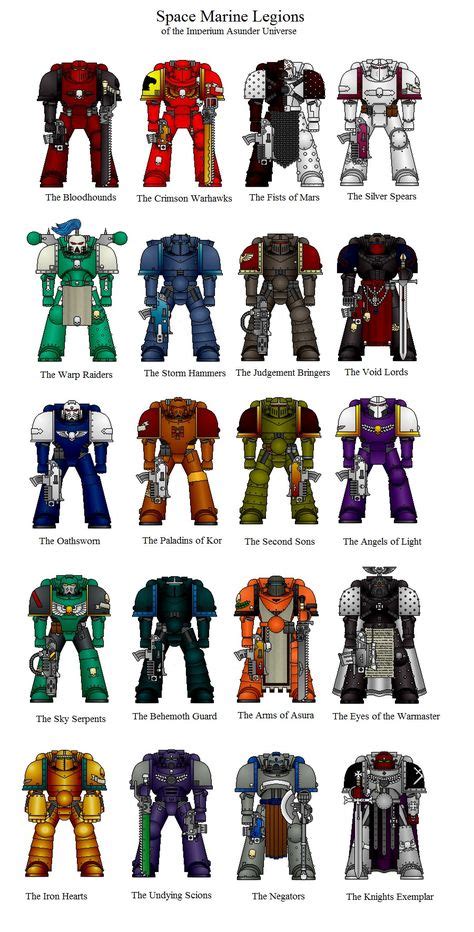 120 Space Marine Color Schemes Ideas Marine Colors Space Marine Warhammer