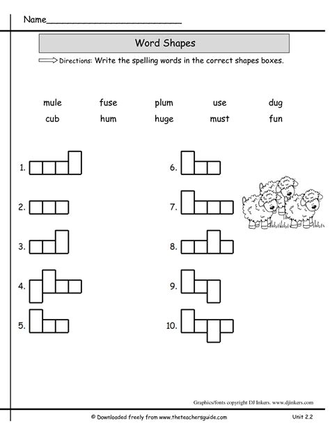 Third Grade Spelling Worksheets Printable Calendars At A Glance