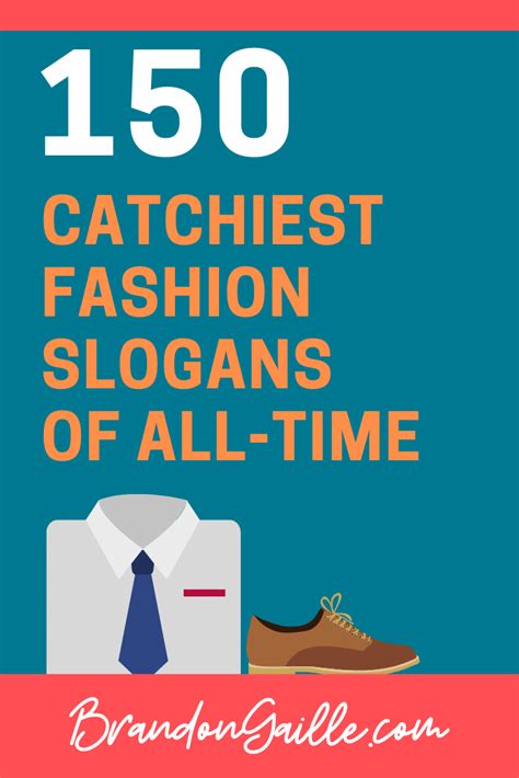 150 Catchy Fashion Slogans and Good Taglines | Business slogans ...