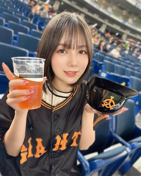 涼森れむさんのインスタグラム写真 涼森れむinstagram 「 昨日の巨人×ヤクルト戦観てきました⚾️ いい試合で楽しかった 」8月24日 19時05分 Remu19971203