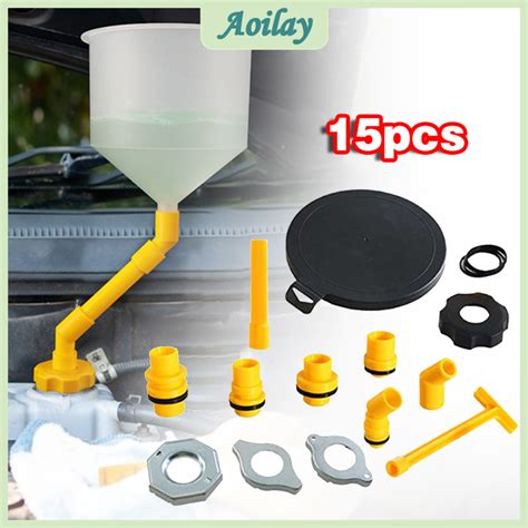 15pcs Box Coolant Filling Kit Multiple Model Interfaces Car Coolant