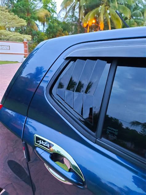 Perodua Axia Mustang Rear Side Louver Window Mirror Cover