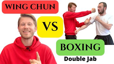 WING CHUN VS BOXING Counter A Double JAB BEST WING CHUN TRAINING For