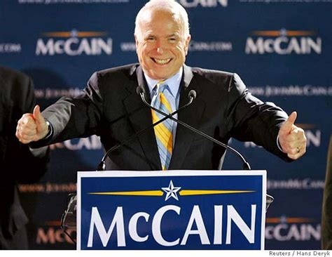 Florida Win Makes Mccain Gops Top Contender