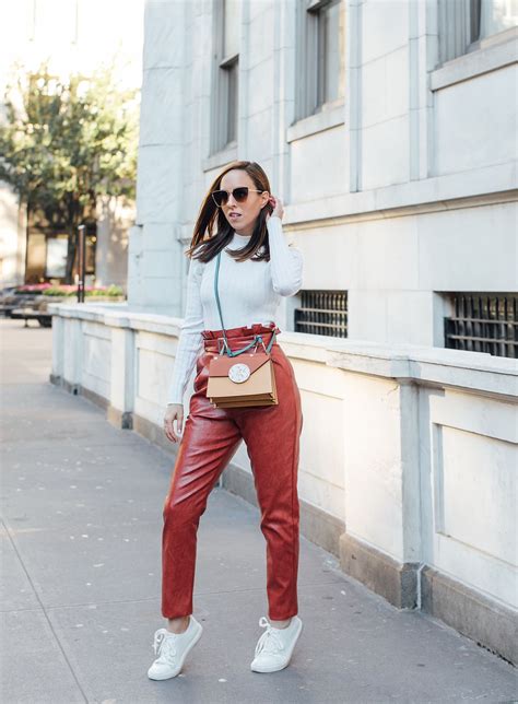 Colored Leather Pants Ways To Wear Sydne Style