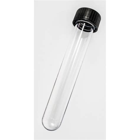 Lb Lab Pcs Per Order Test Tube With Black Screw Cap Borosilicate