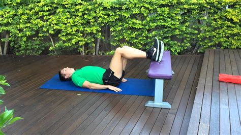 Exercise For Hamstring Tendon Problems Eccentric Bridges Youtube