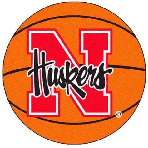 Fanmats Basketball Nebraska Basketball Rug Kids Rugs Husker