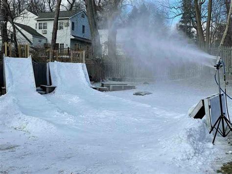 Home Snow Making Machines Backyard Snowstorm Home