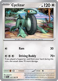 Cyclizar Paradox Rift TCG Card Database Pokemon