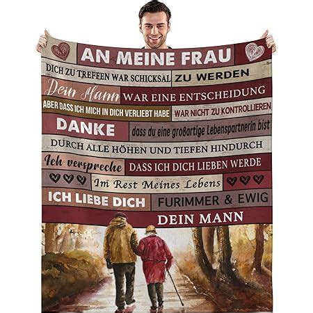 Bold And Brash Hochzeitstag Geschenke F R Frauen Decke An Meine Frau