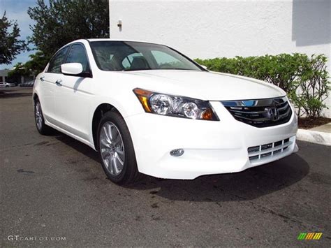 2012 White Diamond Pearl Honda Accord Ex L V6 Sedan 66431628 Car Color Galleries