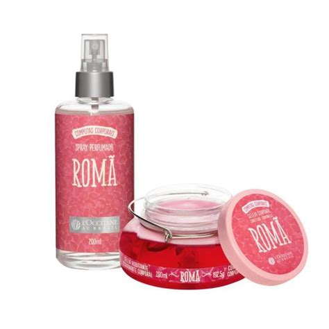 L Occitane Au Br Kit Rom Col Nia E Gel Ia Hidratante Loccitane Au