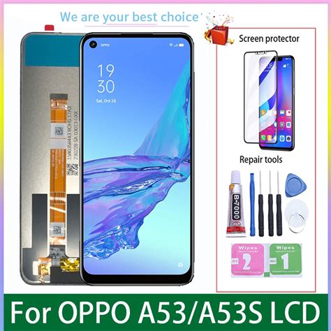 A53S For OPPO A53 LCD Display Original Touch Screen With Frame