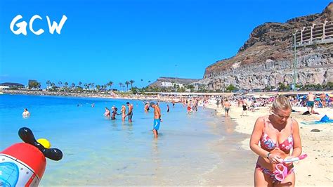 Gran Canaria Amadores Beach Walk Spain 4K Canary Islands YouTube