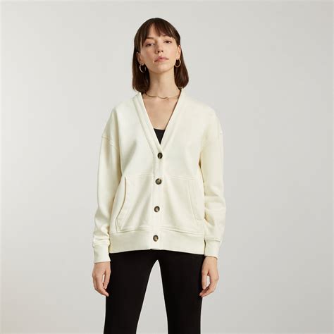 The Organic Cotton Varsity Cardigan Canvas Everlane