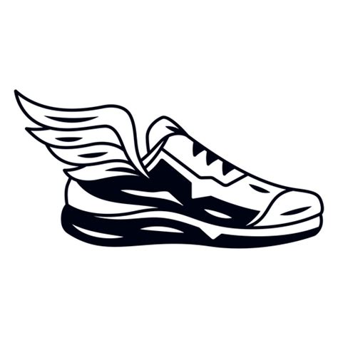 Running Marathon Wings Shoe Png And Svg Design For T Shirts